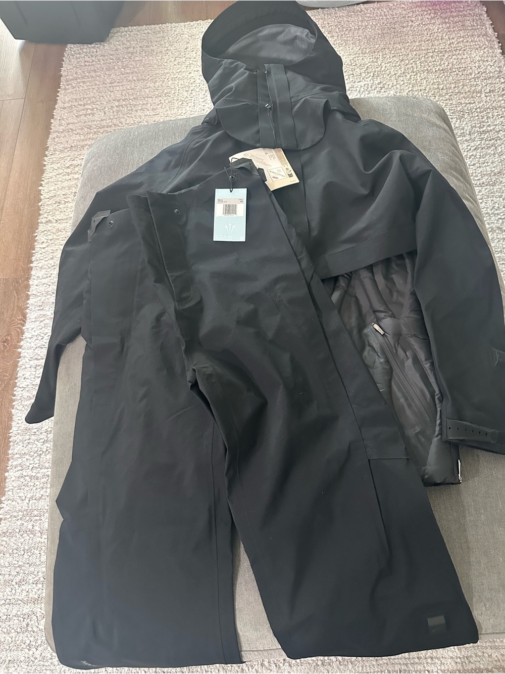Nike x Drake NOCTA Code 5-in-1 Gore-Tex Anorak jacket and NOCTA Code FoldTrouser